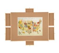 Tavola puzzle rotante con cassetti, tavolo puzzle, organizer girevole con cassetto, organizer per puzzle portatile, tavolo puzzle per adulti e bambini