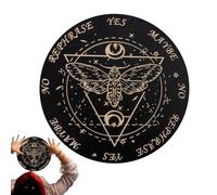 Tavola Radiestesia per Divinazione | Tavola decorativa in legno con lettere e piastra,Set Elemento Decorativo Spirituale Famiglia per Principianti