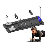 Tavola Riformer Pilates - Tavola Pilates Portatile, Tavola Scorrevole Pilates | Tavola Da Allenamento Pilates, Allenatore Addominale Multiuso con Ruote, Attrezzature Per Allenamento Centrale