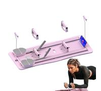 Tavola Riformer Pilates - Tavola Pilates Portatile, Tavola Scorrevole Pilates | Tavola Da Allenamento Pilates, Allenatore Addominale Multiuso con Ruote, Attrezzature Per Allenamento Centrale