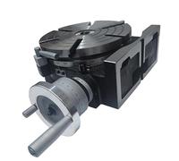 Tavola rotante orizzontale e verticale da 250 mm, testa divisoria indicizzata di precisione con rapporto 1:90 for fresatura, foratura e lavorazione meccanica