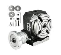 Tavola rotante verticale orizzontale 4 "/ 100 mm 6" / 150 mm Precisione 4 slot MT-2 con 3 piastre divisorie for trapano fresatrice(4 Inch 4 Slot)