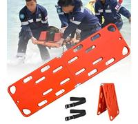 Tavola Salvavita Per Bagnini, Barella Spinale Pieghevole, Tavola Dorsale Galleggiante In Plastica, Barella Di Soccorso Per Il Trasporto Dei Pazienti Per La Medicina D'Urgenza,2Folds