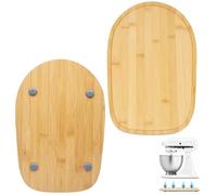 Tavola scorrevole in bambù compatibile con Kitchen Aid Artisan 4,5 - 5 Qt (4,3 l - 4,8 L), base scorrevole per robot da cucina