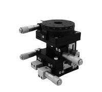 Tavola scorrevole LTP40-LM da 40 * 40 mm, piattaforma di regolazione fine a V a 4 assi, piattaforma lineare manuale, cursore di regolazione del cuscinetto, 9,8 N