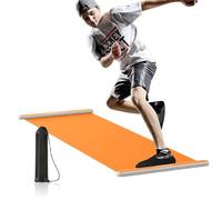 Tavola scorrevole per allenamento, 180 x 50 cm, per allenamento fitness e bilanciamento con superficie liscia, per gambe di nucleare, per allenare le ginocchia, pattinaggio, polmoni, push-up