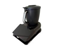 Tavola scorrevole per Bimby TM7 - Base leggermente scorrevole ThermoBase legno MDF di alta qualità - Protegge la bilancia e facilita lo spostamento - antiscivolo, design elegante, colore nero