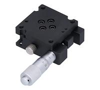 Tavola scorrevole per regolazione e rifinitura RF - A40, stage di posizionamento manuale a microregolazione con rotazione di ±10°, piattaforma micrometrica in lega di alluminio