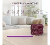 Tavola Sensoriale,Cubo Sensoriale Tascabile in Silicone | Giocattolo Tascabile Calmante per Migliorare Abilità Motorie per Bambini Ragazzi Adulti