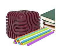 Tavola Sensoriale in Silicone - Gioco Antistress Sensoriale in Silicone a Forma di Cubo | Bambini dai 3 Anni in su Giocattolo Educativo per Motricità Fine Adatto a Casa Scuola Viaggi