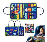 Tavola sensoriale per bambini - Giocattoli educativi in feltro per bambini, giochi di viaggio su strada, sviluppo delle capacità motorie, gioco di apprendimento interattivo, attività creativa, per