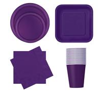 Tavola Set Cena Festa Monouso Matrimonio Compleanno Piatti di Carta Cup Napkins