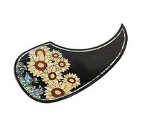 Tavola Sigillante in Legno di Rosa per Chitarra Conchiglia Intarsiata Bellissimo Modello Accessori per Battipenna Parti di Ricambio per Chitarra Acustica (Color : 15)