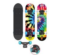 Tavola Skateboard Bambino 70 cm in Legno Ruote Max 50 kg Skate per Ragazzi Hippy