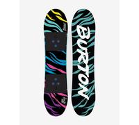 Tavola Snowboard Burton Mini Grom Flat Top nero blu rosa per bambini - 80