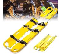 Tavola Spinale Medica Per Immobilizzazione Di Emergenza - Barella A Cucchiaio Per Soccorso Di Emergenza Ed Evacuazione Di Feriti Con Cinghie Sicurezza Per Il Trasferimento Dei Pazienti