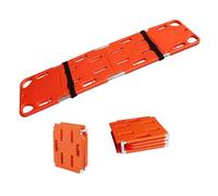 Tavola Spinale Per Soccorso D'Emergenza In Plastica, Barella Portatile Pieghevole, Barella Con Cinghie Tavola Spinale, Capacità Di Carico 159 Kg, Per Ospedali/Cliniche/Famiglie/Campi Sportivi(4-fold)