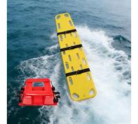 Tavola Spinale Tavola Galleggiante per Soccorso Acquatico D'emergenza, Barella di Salvataggio Leggera per Bagnini, Tavola di Salvataggio in Plastica per Piscine(Yellow)