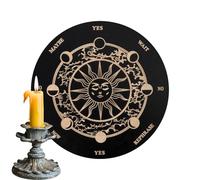 Tavola Spiritica Divinatoria,Accessorio Divinatorio Decorativo Per Messaggi In Legno - Gioco Ouija Tavola Divinatoria Per Principianti E Amici