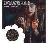 Tavola Spiritica Divinatoria | Accessorio Divinatorio Decorativo Per Messaggi In Legno | Gioco Spiritico Da Tavolo Per Feste E Riunioni Tematiche