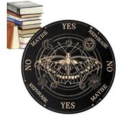 Tavola Spiritica Divinatoria - Accessorio Divinatorio Decorativo Per Messaggi In Legno | Gioco Spiritico Da Tavolo Per Feste E Riunioni Tematiche