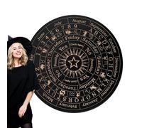 Tavola Spiritica Divinatoria - Accessorio Divinatorio Decorativo Per Messaggi In Legno - Gioco Spiritico Da Tavolo Per Feste E Riunioni Tematiche