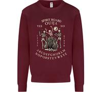 Tavola Spiritica Ouija Halloween Demoni Fantasmi Uomo Felpa Maglione