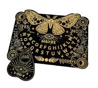 Tavola spirituale in legno, lavagna a pendolo per divinazione, strumenti di divinazione, bacheca con placca e istruzioni, kit per giochi per feste e altari
