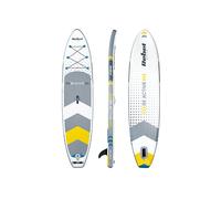 Rebel Electro Tavola da SUP con pompaggio a punto goccia da 350 cm Set zaino con pompa a pagaia RBA-4500-WH