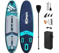Tavola sup tavola da sup gonfiabile, 308 x 84 x 19 cm, portata fino a 150 kg, supporto per cam, pad integrato a 3 pinze, pagaia regolabile e divisibile in 3 pezzi, accessori completi