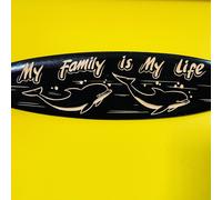 Tavola surf con delfini My Family Is My Life