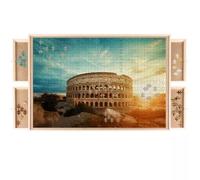 Tavola Tavolo Grande per Fare Puzzle con 4 Cassetti Fino a 1500 Pezzi in Legno