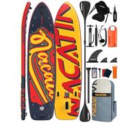 Tavole da paddle per la famiglia, gonfiabili da 12", con kit di conversione kayak, set completo per adulti, con pagaia doppia, seggiolino per kayak e altri accessori