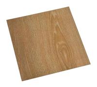 Tavole da pavimento in PVC marrone, 55 pezzi, 5,11 m², autoadesive, per interni, moderne, effetto legno, pavimenti in laminato, facile da ristrutturare, antiscivolo e facile da pulire