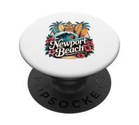 Tavole da surf da spiaggia Newport OC, la casa di The Wedge Art PopSockets PopGrip Adesivo
