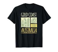 Tavole da surf e onde Gold Coast Australia Maglietta