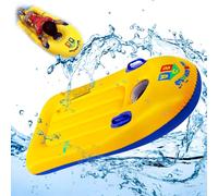 Tavole da Surf Gonfiabile, CIYIN Bodyboard Gonfiabile con Manici, Tavola da Nuoto Gonfiabile per Bambini, Tavoletta Mare Bambini per Scivoli d'Acqua, Spiagge, Piscine - 110 x 48cm