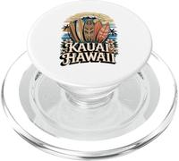 Tavole da surf Kauai Hawaii Hanalei la scena dell'oceano della baia PopSockets PopGrip per MagSafe