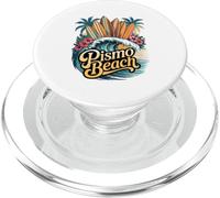 Tavole da surf Pismo Beach Grafiche con Palme e Fiori PopSockets PopGrip per MagSafe