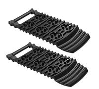 Tavole di scorrimento per recupero - set di 2 pneumatici, strisce di presa, rampe, cuscinetti per il recupero di veicoli, spedizioni, escursioni, percorsi fangosi, avventure all'aria aperta