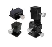 Tavole di traslazione lineare manuale ad alta precisione 1:1 Sostituiscono la guida a coda di rondine Misumi X/XY/Z/XYZ for apparecchiature ottiche(XZ Axis-LWE,Table 40x40mm)