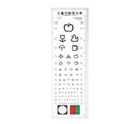 Tavole for Esami Della Vista a LED con Righello for Altezza, Tabella Degli Occhi for Il con Interruttore a Pulsante e Interfaccia USB for Scuola, Ufficio e Casa