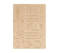 Tavole per Perline per la Creazione di Gioielli,Antigraffio Portatile Misurino Bracciali Vassoio Progettazione | Pannello per la Produzione di Gioielli con Perline | Per Designer, Professionisti, Prin