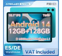 Teclast P30 Tablet Android 14 10.1 pollici max 12 gb RAM 128GB ROM 1280x800 IPS UNISOC T606 8 core Teclast P30 and Case