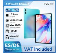 Teclast P30 Tablet Android 14 10.1 pollici max 12 gb RAM 128GB ROM 1280x800 IPS UNISOC T606 8 core Teclast P30 and Case