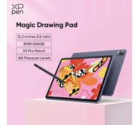 Tavoletta Android XPPen Magic Drawing Pad con livelli 16K X3 Pro Stylus Tavoletta grafica da 12,2 pollici Batteria da 8 GB/256 GB 8000 mAh Android 14