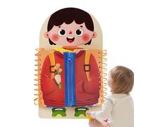 Tavoletta Attività Per Bambini | Gioco Educativo Abilità Di Vita | Giochi Legno Bambini 3+ Casa Scuola Asilo Viaggio Auto Prescolare