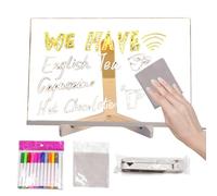 Tavoletta cancellabile luminosa | Note brillanti per promemoria | Arte cancellabile per disegnare messaggi | Caffè, Bar, Scuola, Casa, Negozio per bambini, Compleanno e Ufficio
