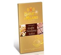 Tavoletta Cioccolato al Latte Baratti & Milano Latte e Nocciola 3 x 75 gr