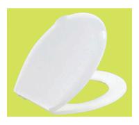 tavoletta copriwater sedile bianco coprivaso Gedy copri water wc Ambra